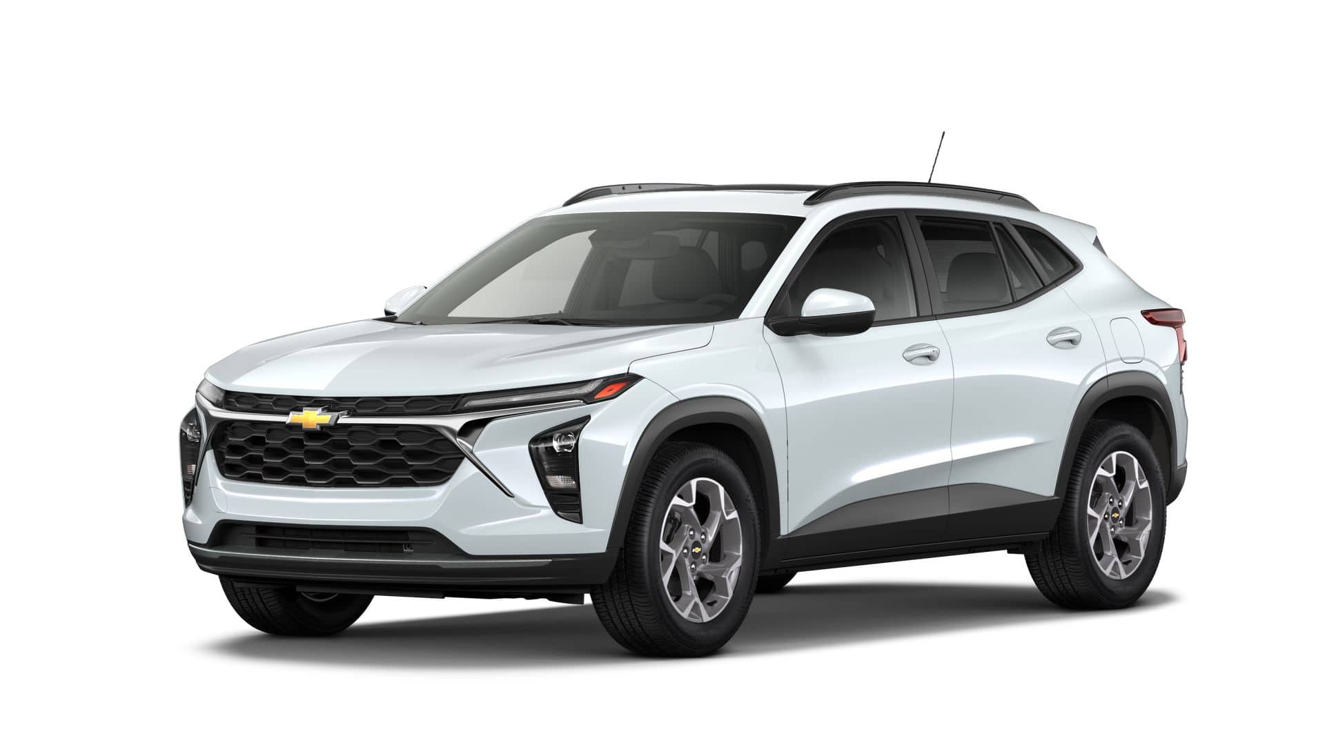 2026 Chevrolet Trax LT in Summit White — front three-quarter view